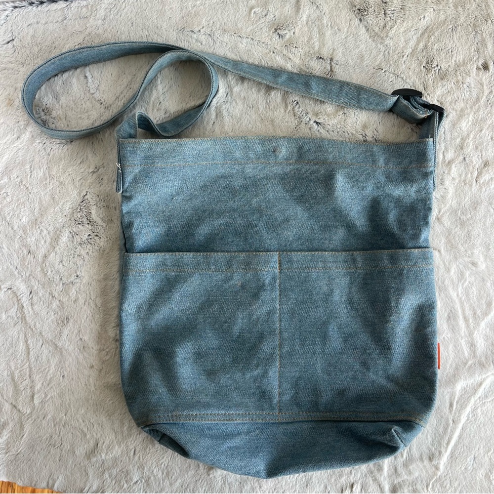 ROUROU Denim Shoulder Bag - Women's Hobo Tote Canvas Crossbody Bag - - Picture 5 of 12